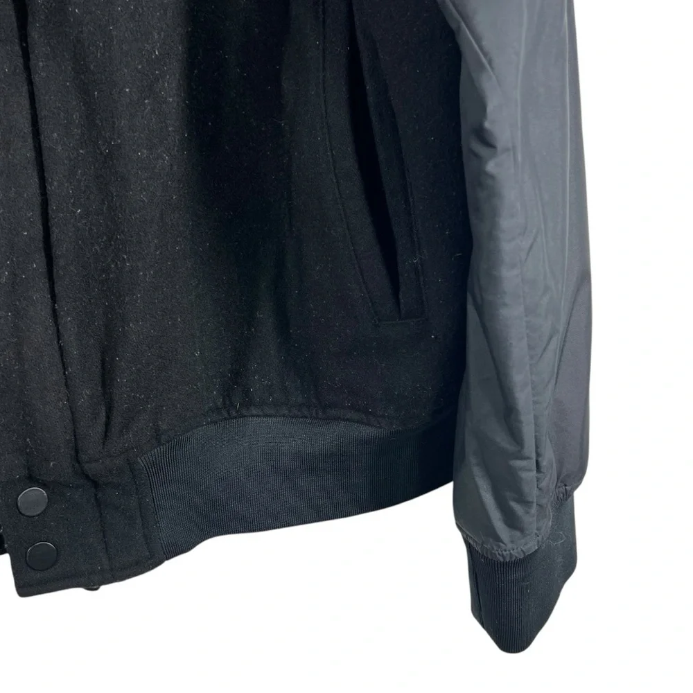 Rare MANNY PACQUIAO NIKE Destroyer Black Bomber Wool Varsity Jacket Men Size XL - Picture 7 of 11